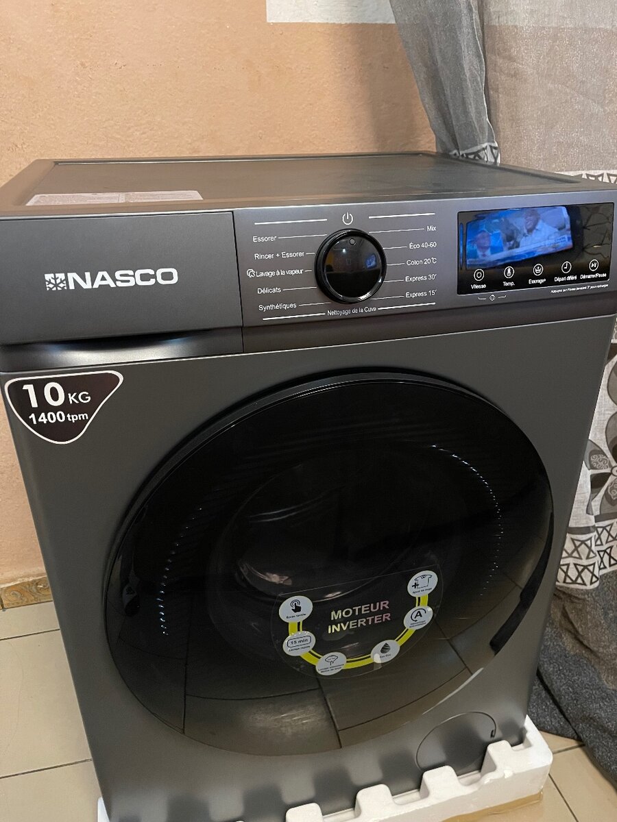 Lave-linge Nasco 10KG Inverter