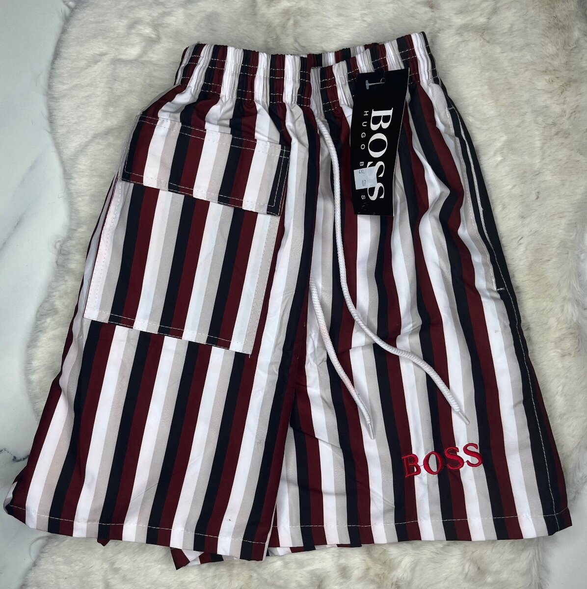 Shorts pour hommes à rayures