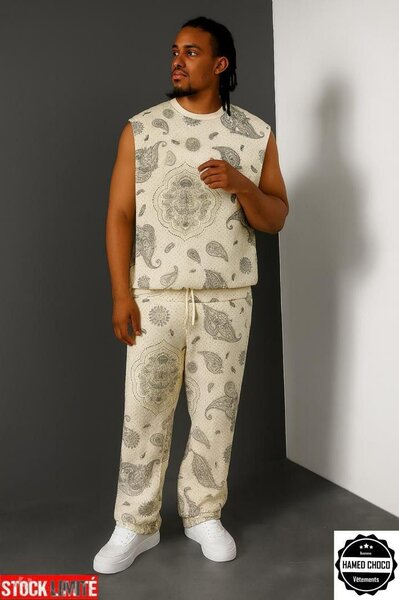 Ensemble sans manches pour hommes