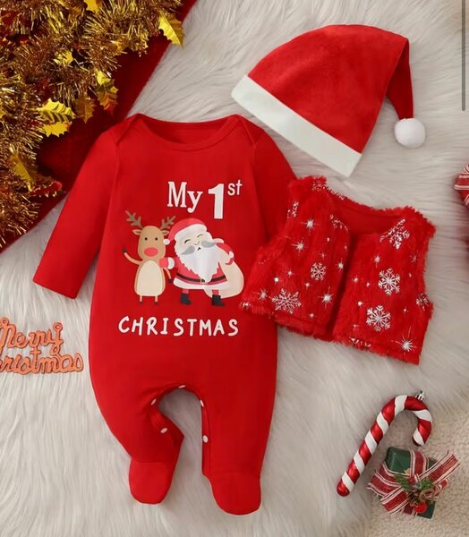 Ensemble 1er Noël Bébé 3-6mois