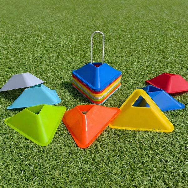 50pcs/set Dispositif de marquage Cônes d'entraînement Sport