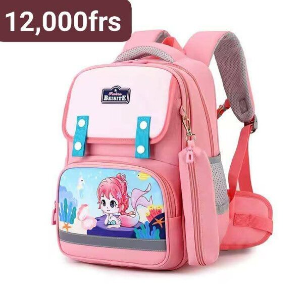 Cartable enfant fille rose