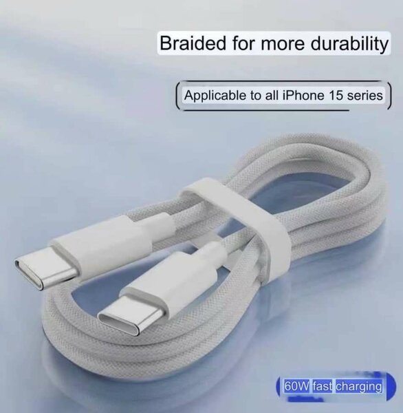 Type c to c fast charging cables