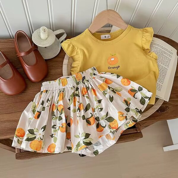 Ensemble fille fruité coloré