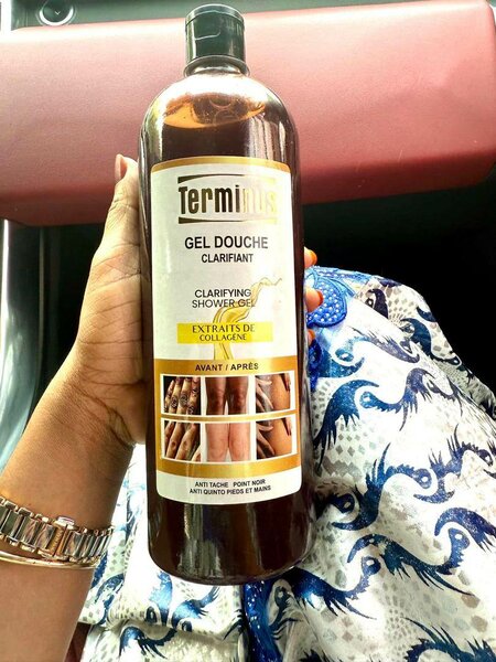 Gel douche Terminus fini les quinto et taches noir