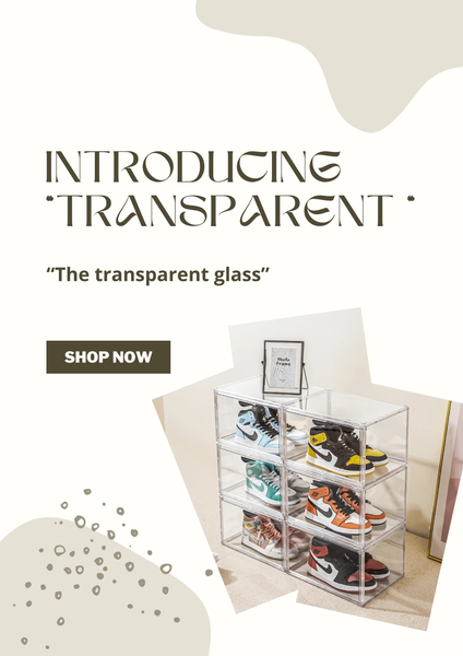 Transparent Stackable Shoe Boxes