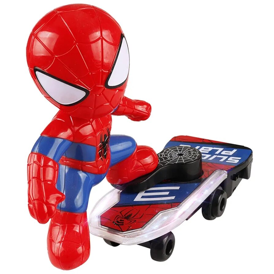 Jouet musical Spider-Man sur planche