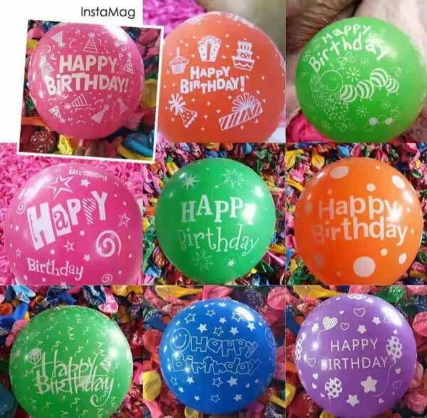 Ballons d'anniversaire(100PCS)