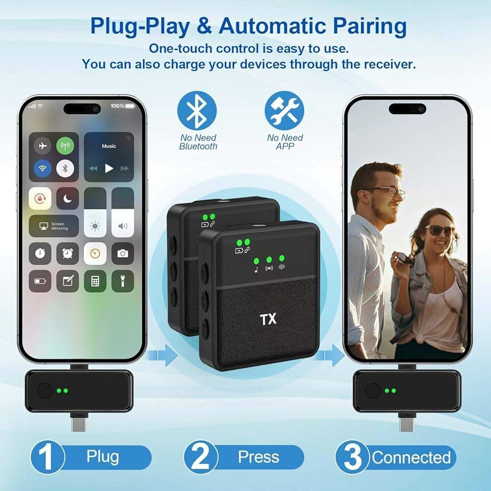 Double microphone sans fil