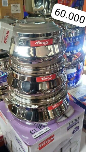 Set de Casseroles en Acier Inox