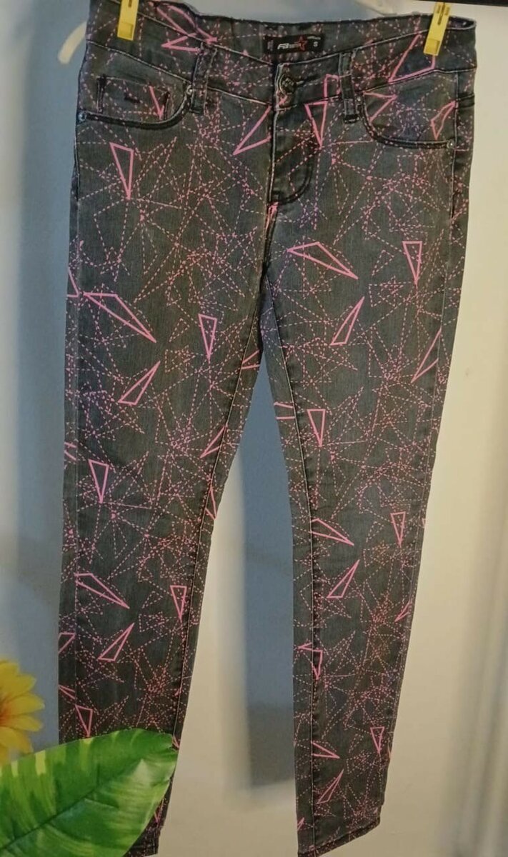 Jeans femmes imprimés mode