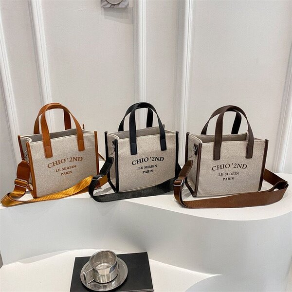 Sac cabas chic en toile