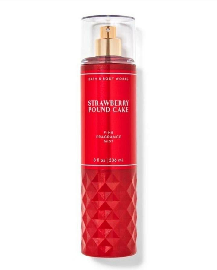 Strawberry pound cake mist by Bath and body works