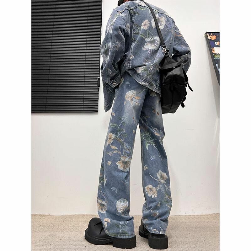 Ensemble Jean Fleuri Unisexe