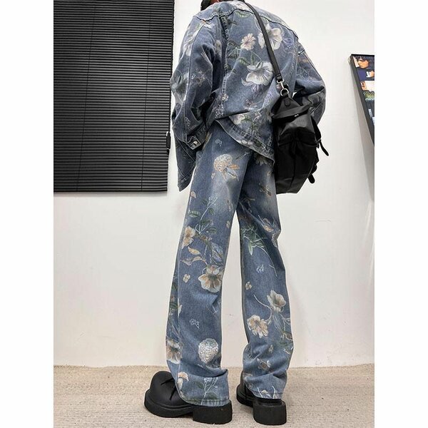 Ensemble Jean Fleuri Unisexe