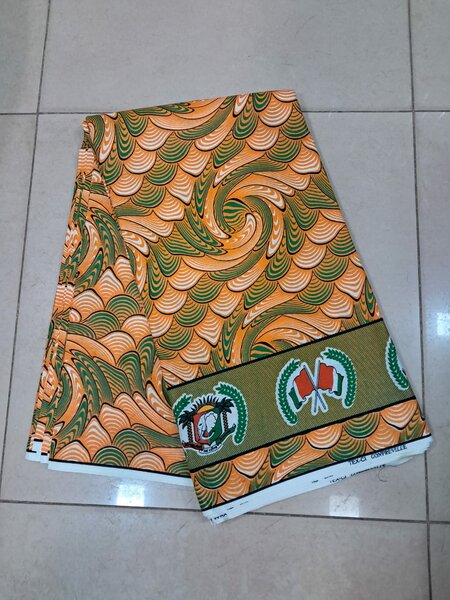 Tissu Wax Africain Coloré