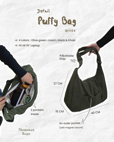 Sac bandoulière unisexe