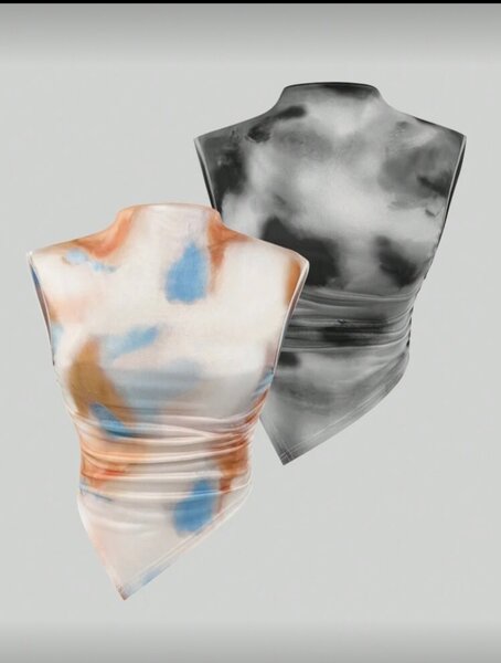 Cache-cou en soie d'été pour femme