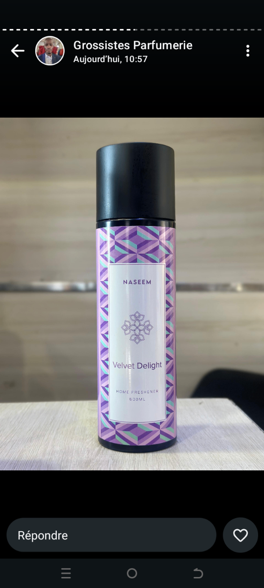 Naseem Velvet Delight Désodorisant