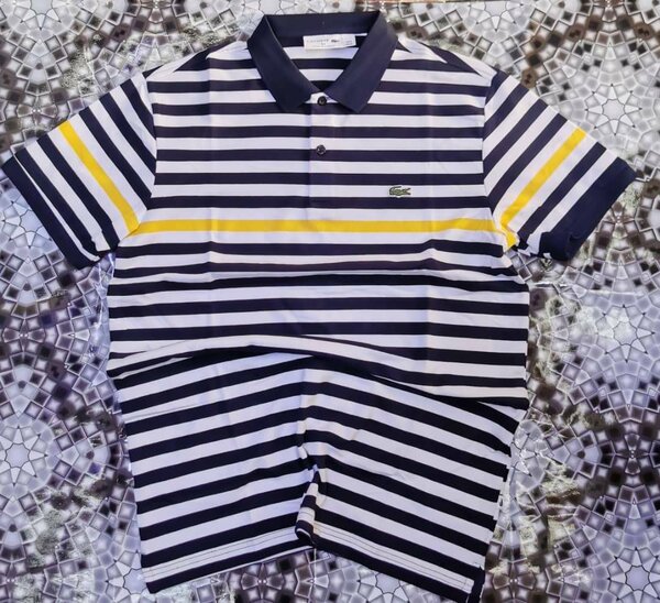 Polo rayé classique homme
