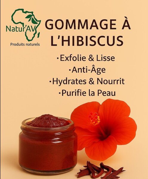 Gommage à l'Hibiscus(Bissap)