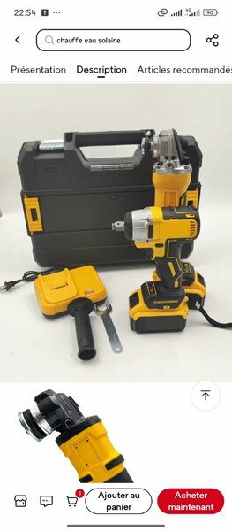 Perceuse-visseuse sans fil 19V