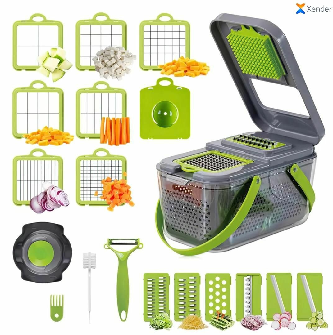 22 pieces vegetables cutter