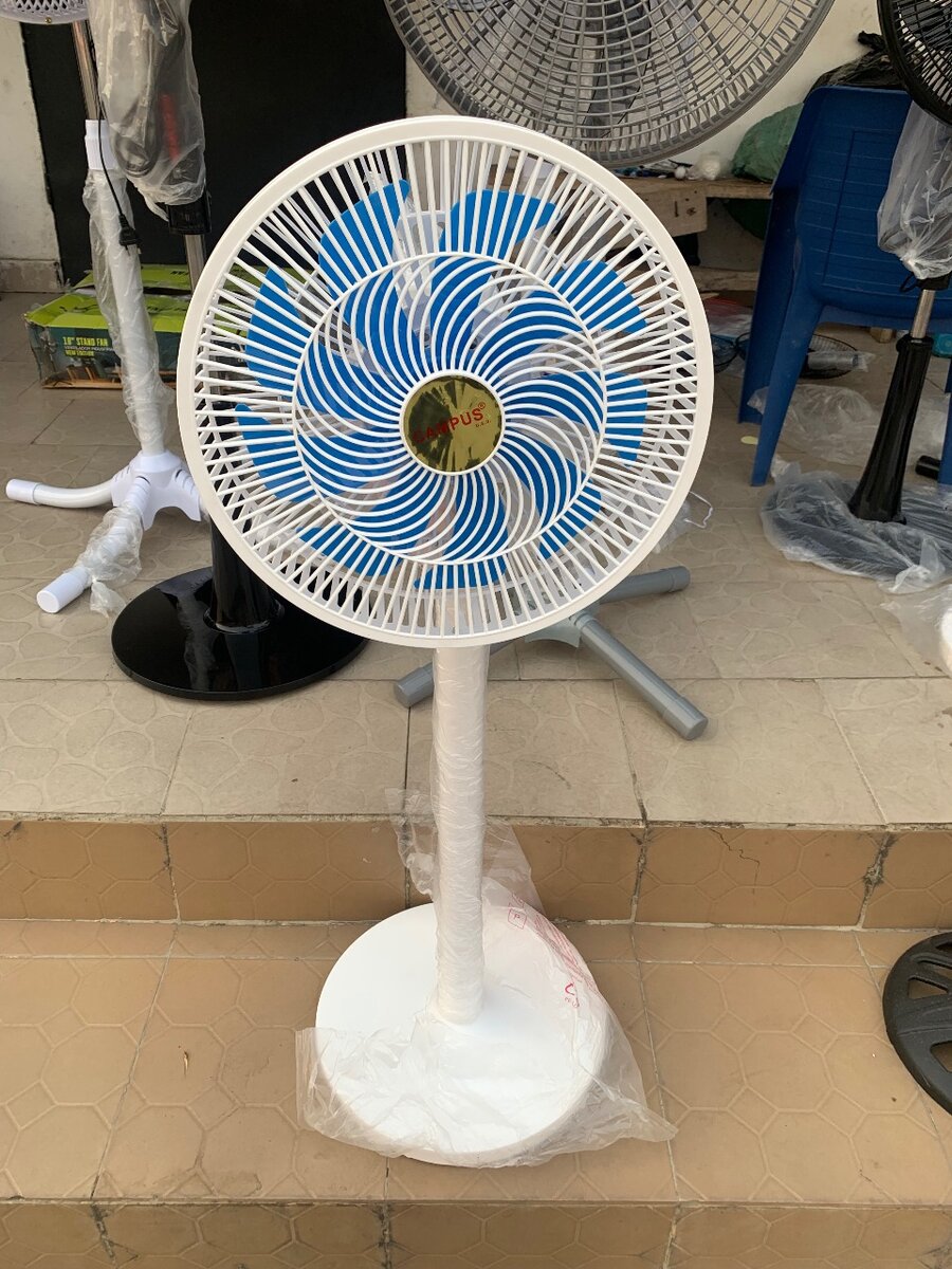 Ventilateur campus rétractable  14 ´´