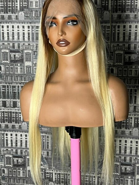 Perruque 2 thon blonde frontal