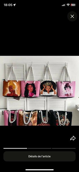 Sac cabas artistique