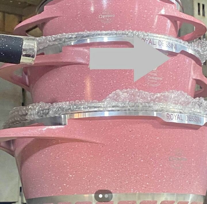 Die cast cookware set 3 pieces