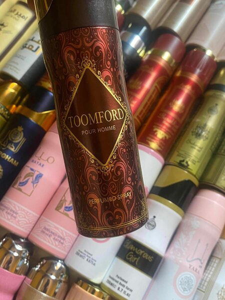 Perfumed deodorant spray Arabic