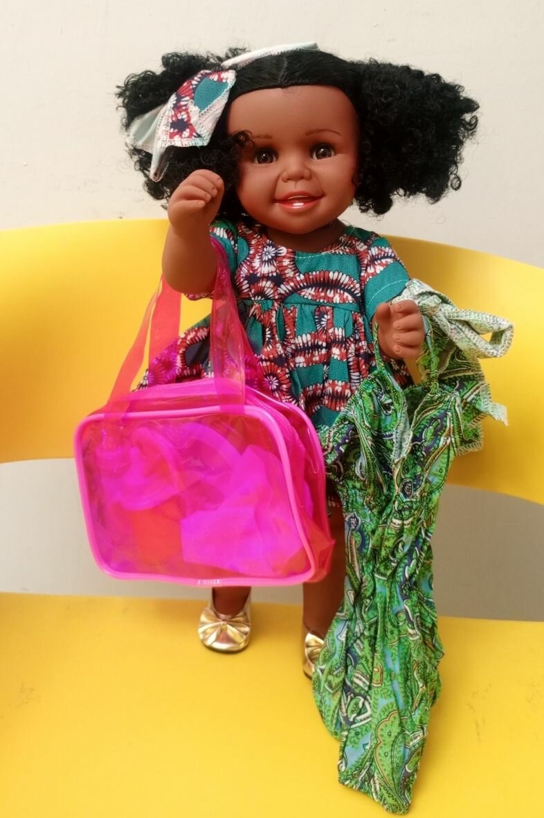 Poupée africaine 50cm