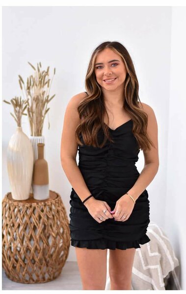 Robe marron foncée élégante