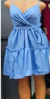 Beautiful and high quality women's dress blue