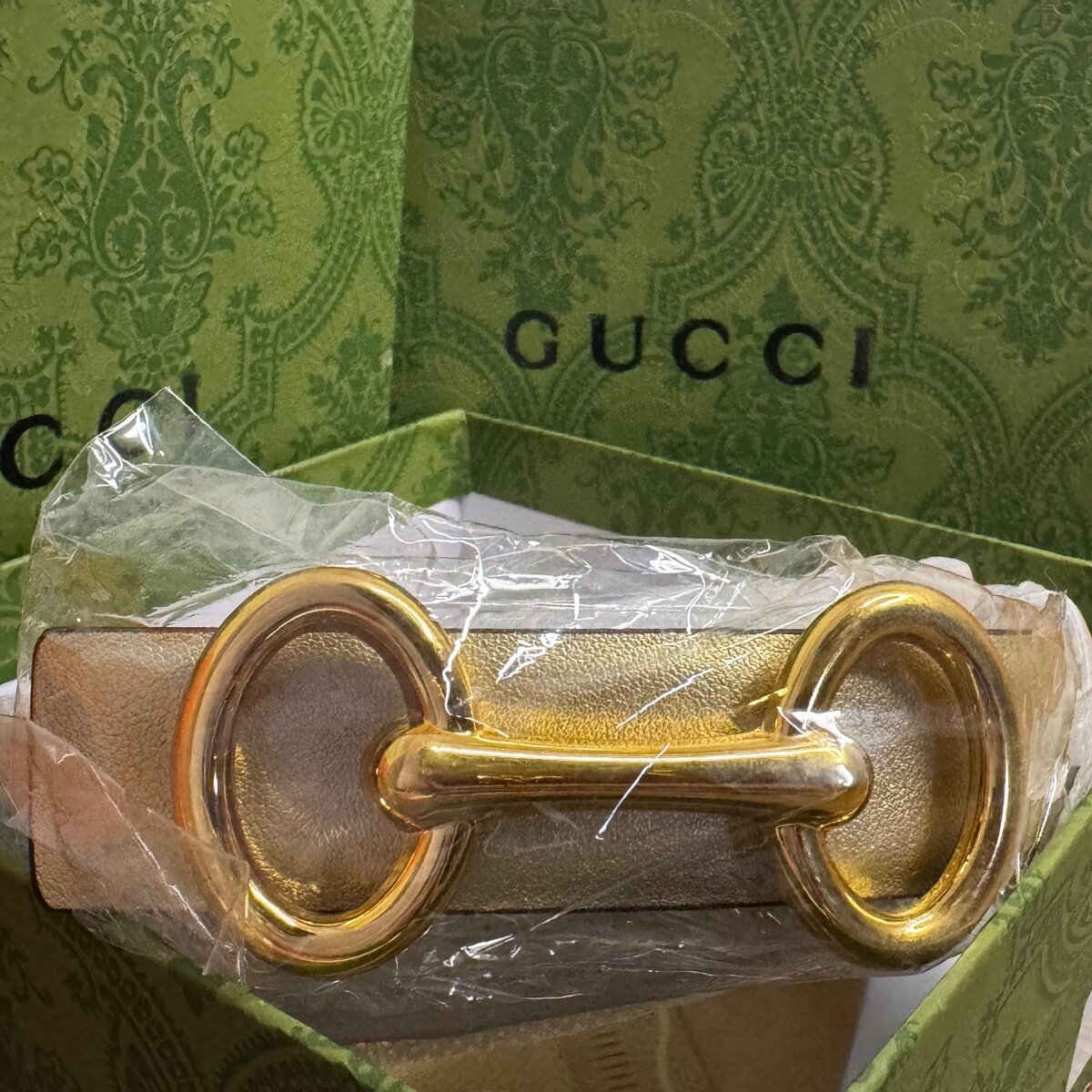 Ceinture Gucci en cuir iconique