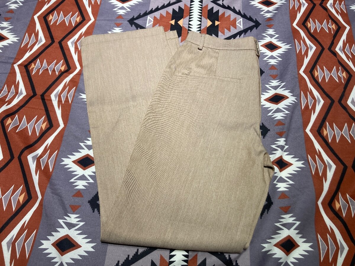 Almas Beige Straight Trousers