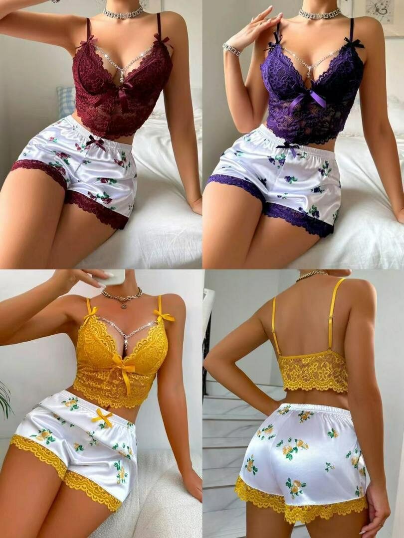 Nuisette lingerie en dentelle