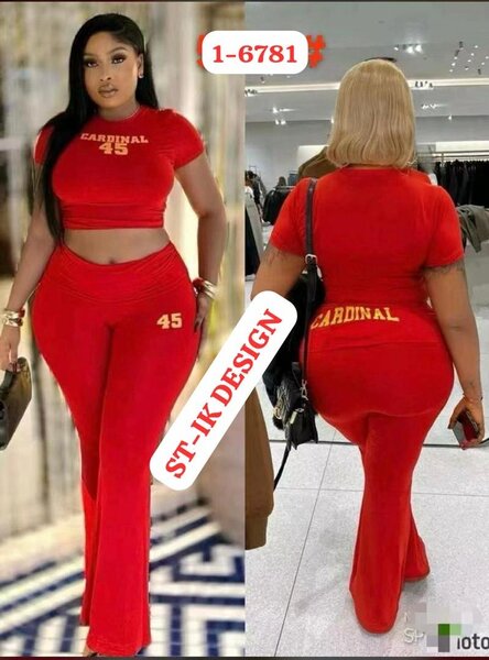 Ensemble rouge femme stylé