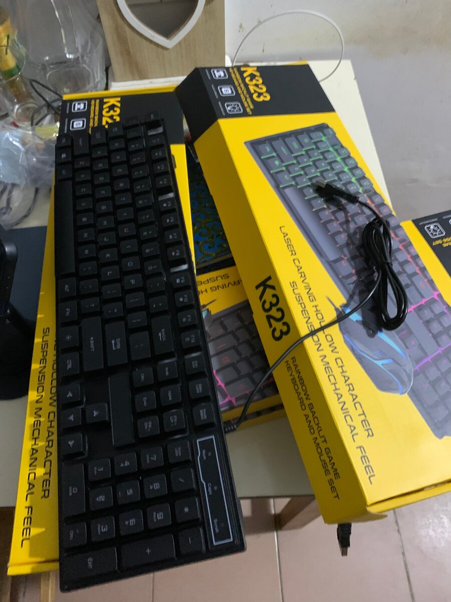 Ensemble Clavier Souris Gaming