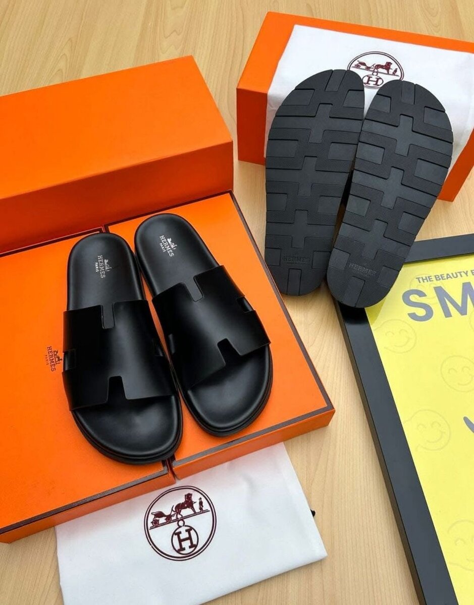 Sandales en cuir élégantes homme