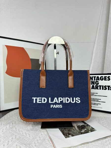 Sac à main en denim Ted Lapidus