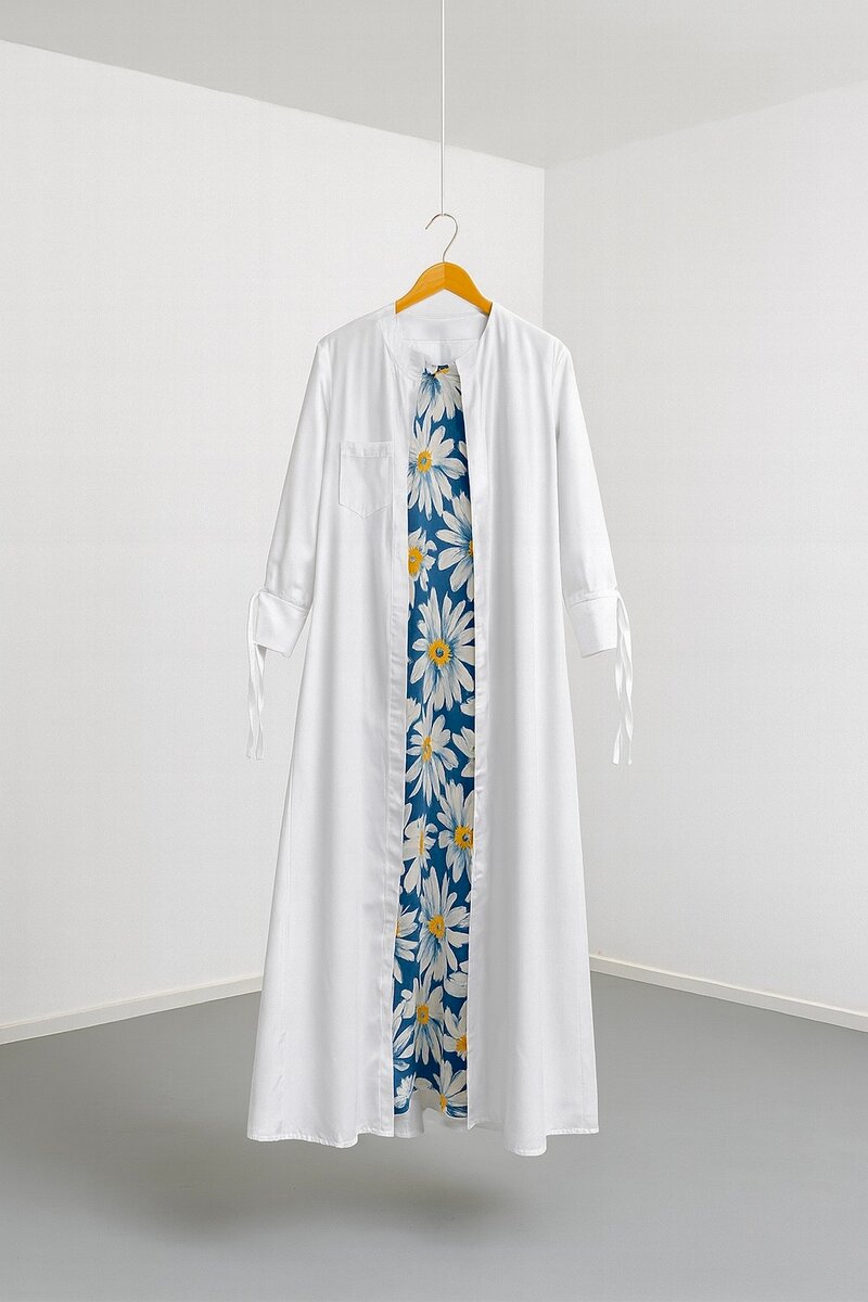 Robe longue fleurie élégante