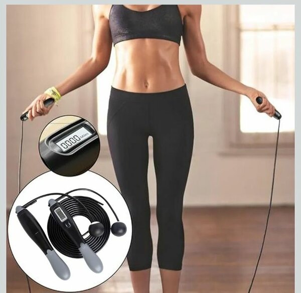 Corde à sauter avec compteur numérique