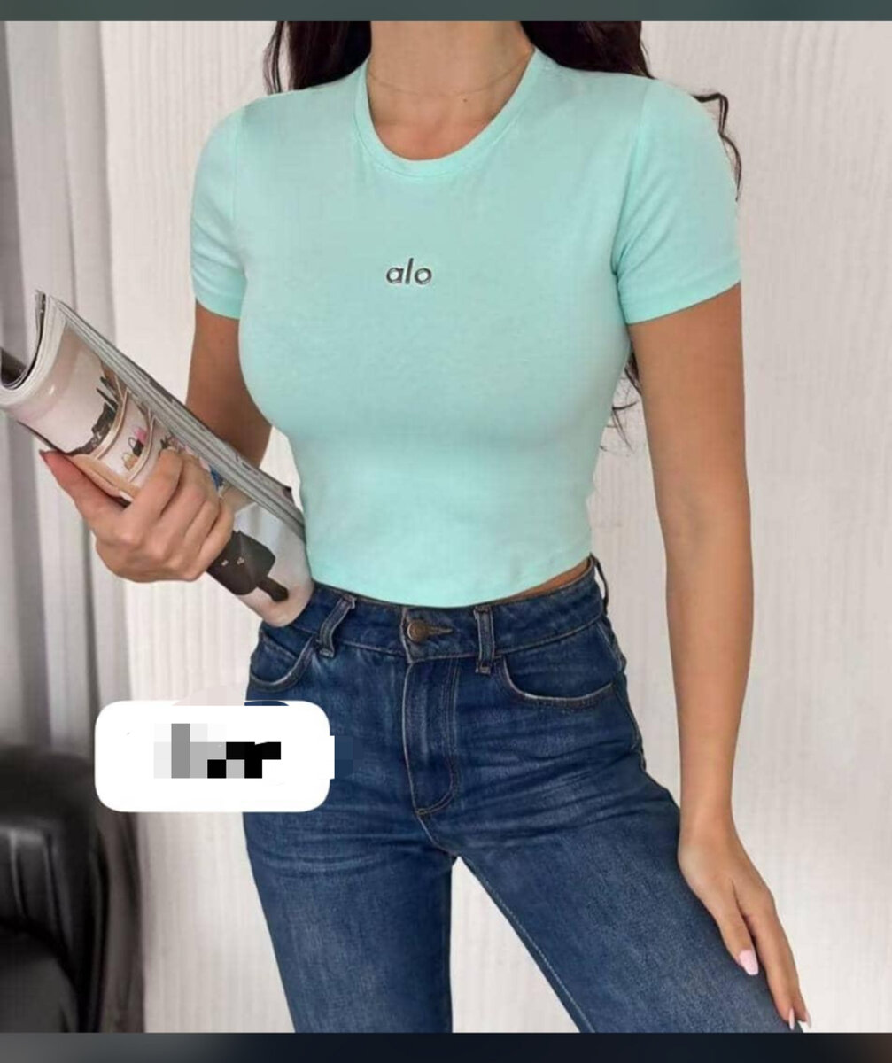 T-shirt en coton "alo" pour femmes