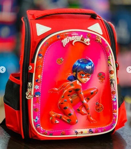 Backpack with Ladybug print