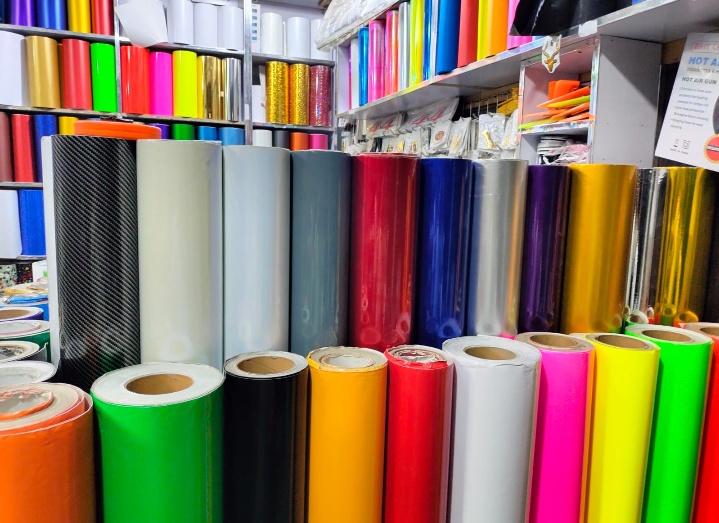 Vinyl stickers 9 feet by 1 feet roll