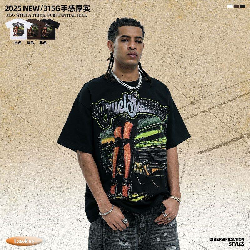 T-shirt streetwear graphique