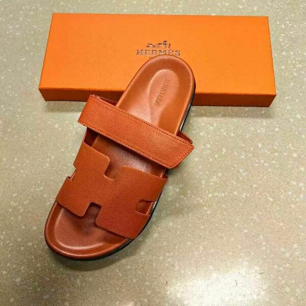 Luxury Leather Slides