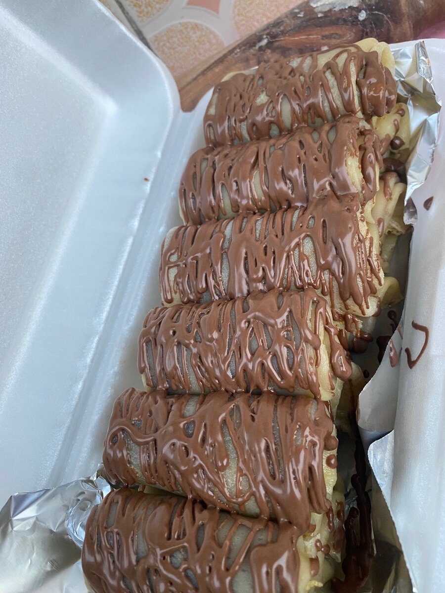 Crêpes fourrées chocolat